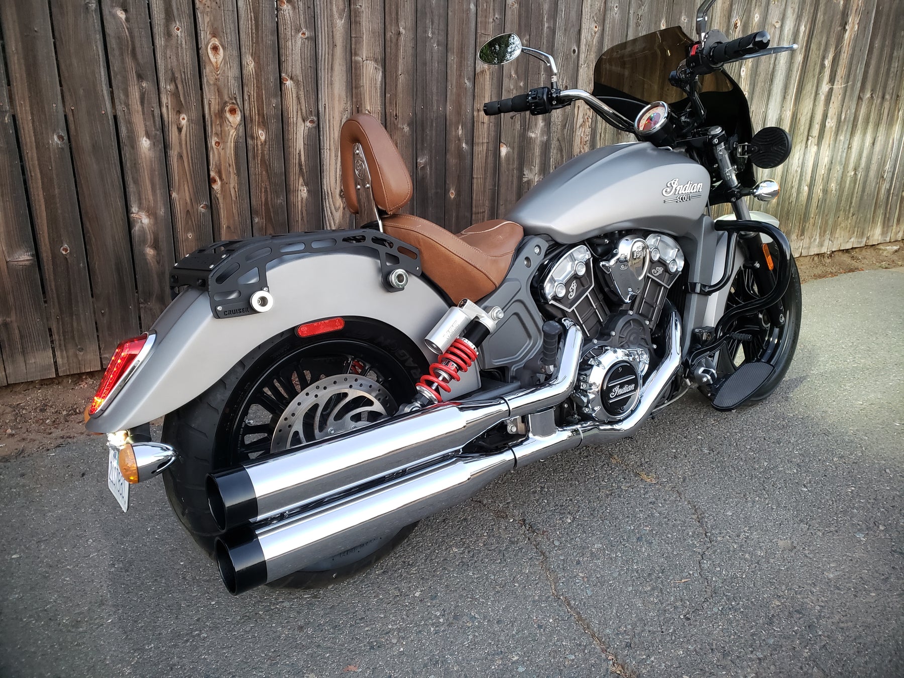 Indian Scout Rear Rack 2015-2024 Indian Scout and Scout Sixty Moto-Rack Luggage Rack the best ...