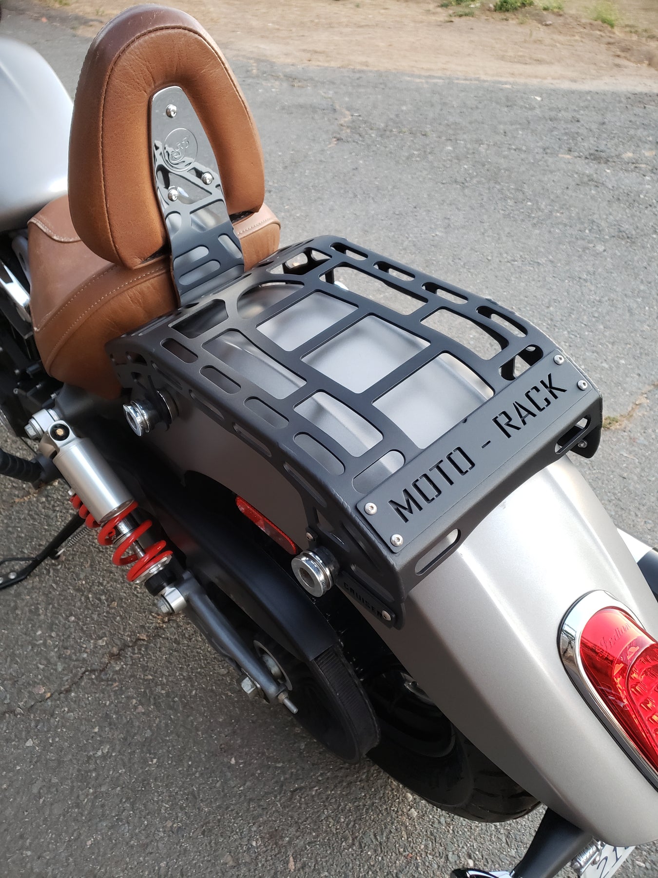 Indian Scout Rear Rack 2015-2024 Indian Scout and Scout Sixty Moto-Rack Luggage Rack the best ...
