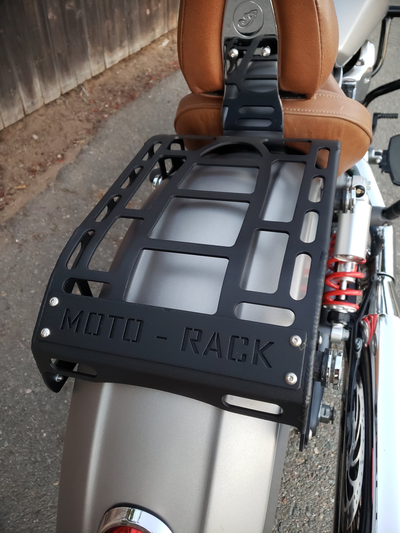 Indian Scout Rear Rack 2015-2024 Indian Scout and Scout Sixty Moto-Rack Luggage Rack the best ...