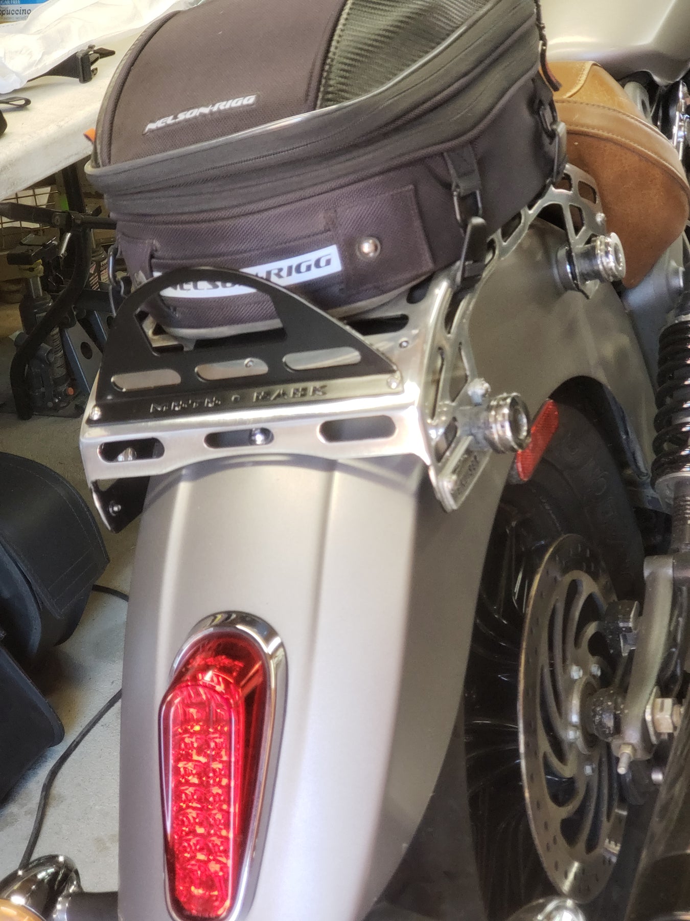 Indian Scout Rear Rack 2015-2024 Indian Scout and Scout Sixty Moto-Rack Luggage Rack the best ...