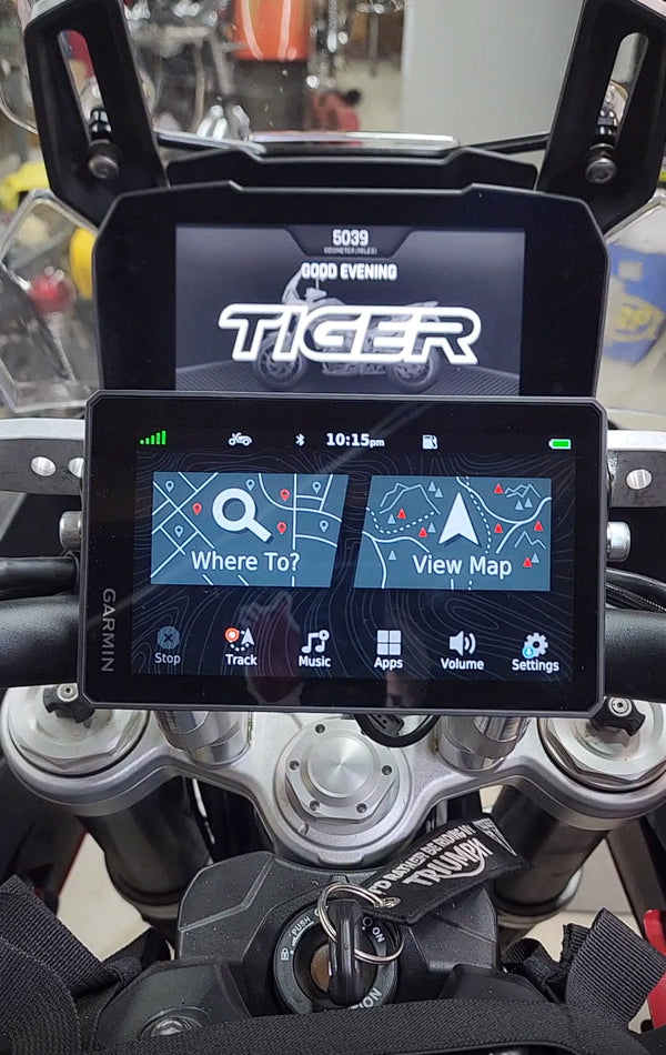 2019-2024 Triumph Tiger 900 Moto-Clamp GPS and Mobile Device